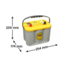 Optima Yellowtop 12V 55Ah (812-254) - Image 2