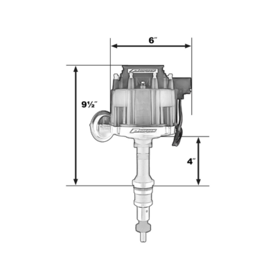 Proform Street/Strip HEI Distributor – Ford 351W (66983BK)